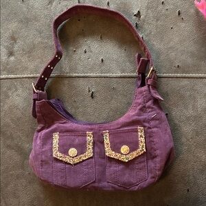 Elegant Purple Shoulder Bag